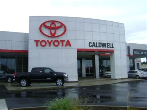 Caldwell toyota - Sales Hours: Mon - Sat 9:00 AM - 7:00 PM. Service/Parts Hours: Mon - Sat 7:00 AM - 6:00 PM. View Saves. Manage Vehicles. Notifications. These saved items are temporary. Create an account to permanently save your selections.